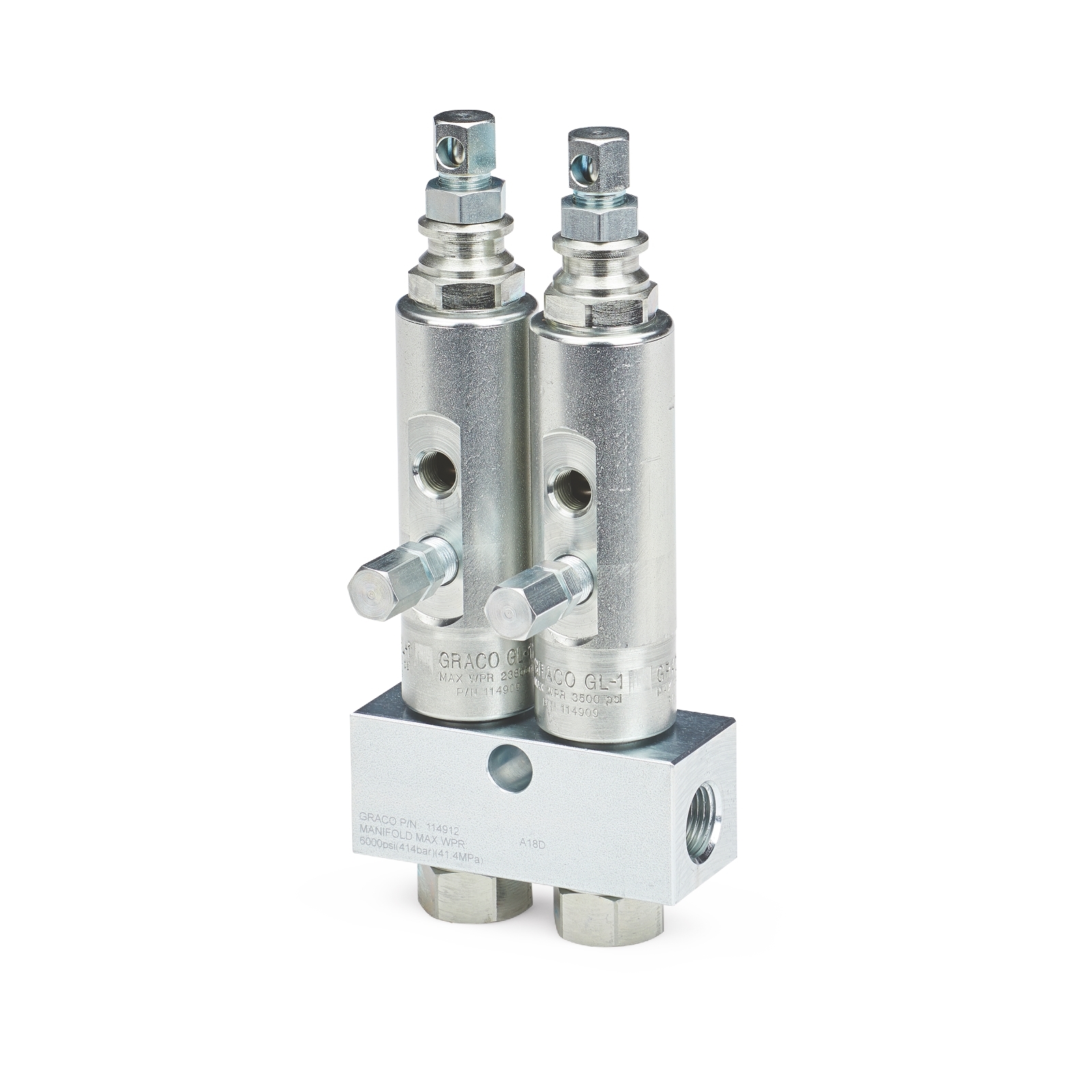 GL-1™ Grease Injectors - 2 Injectors and Manifold