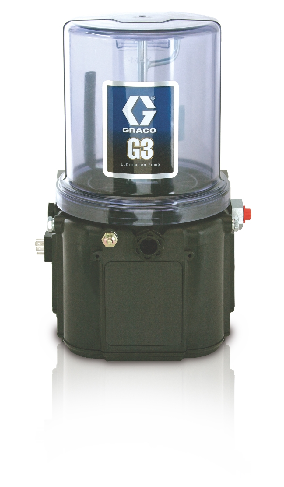 G3™ 標準グリース潤滑ポンプ、24 VDC、8 リットル、フォロー